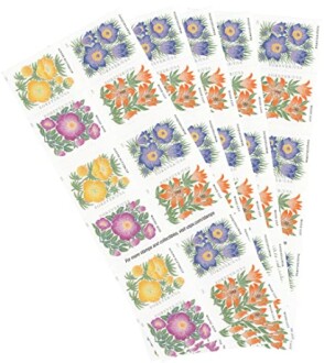 Mountain Flora Postage Stamps