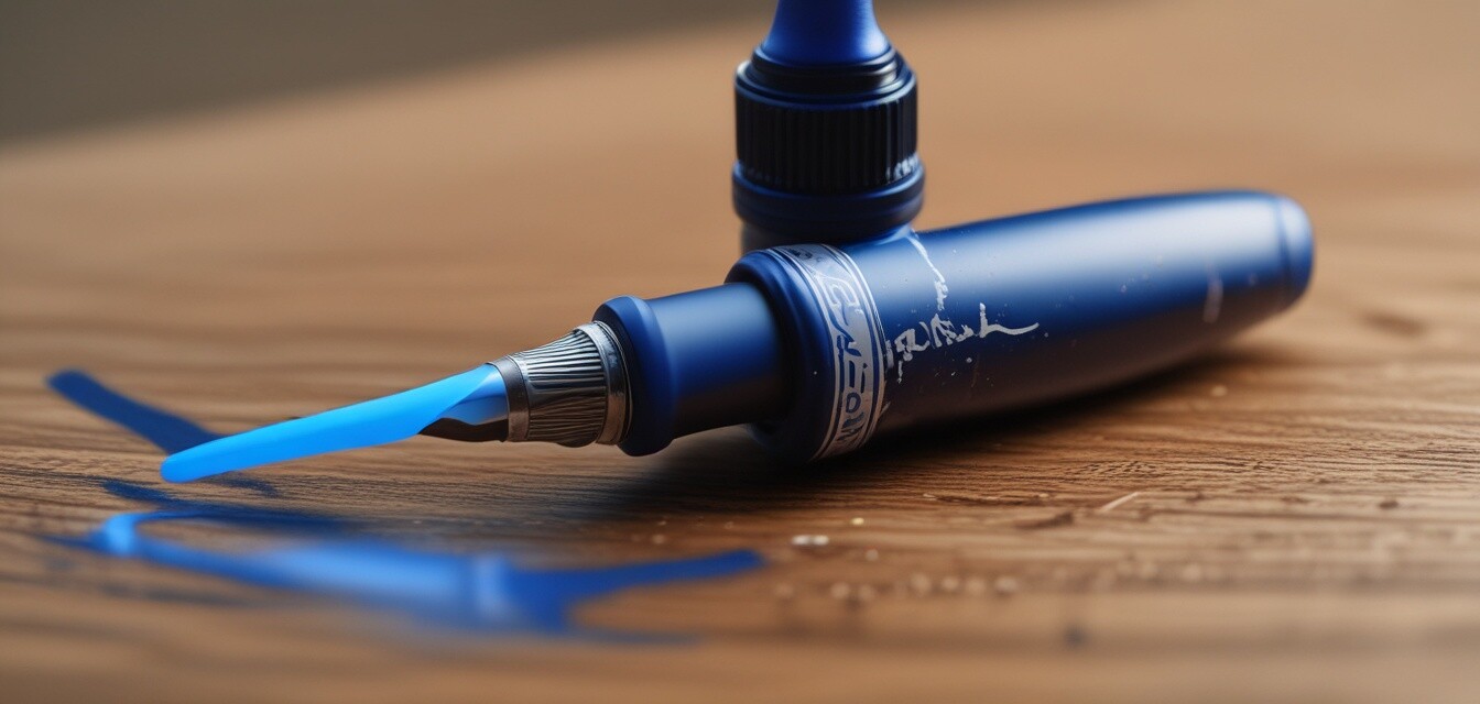 A fountain pen and ink