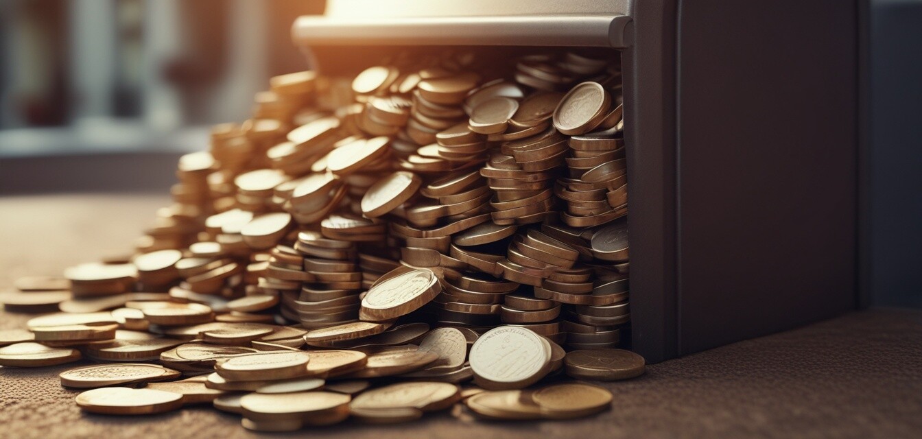 Mailbox with Sweeps Coins