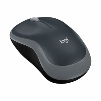Wireless computer mouse with gray accents