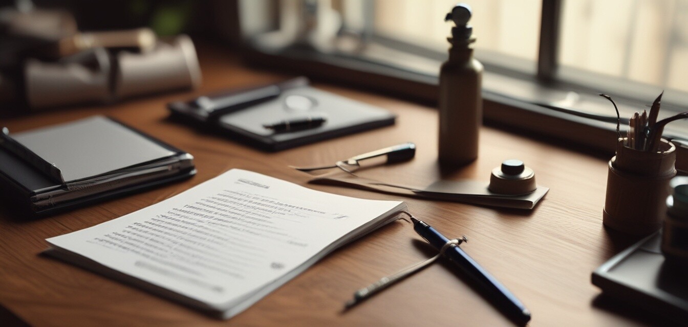Writing Desk Setup
